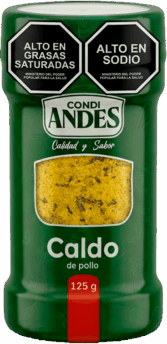 Caldo de pollo - CondiAndes Mockup