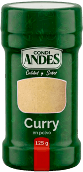 Curry en polvo - CondiAndes Mockup