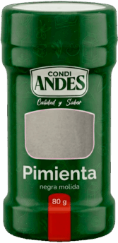 Pimienta negra molida - CondiAndes Mockup